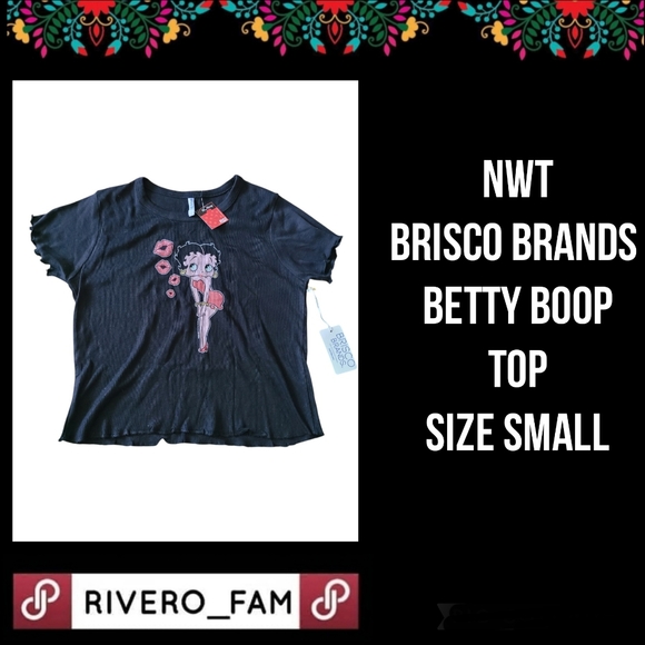 Brisco Tops - NWT | BRISCO BRANDS |  BETTY BOOP TOP |SIZE SMALL
